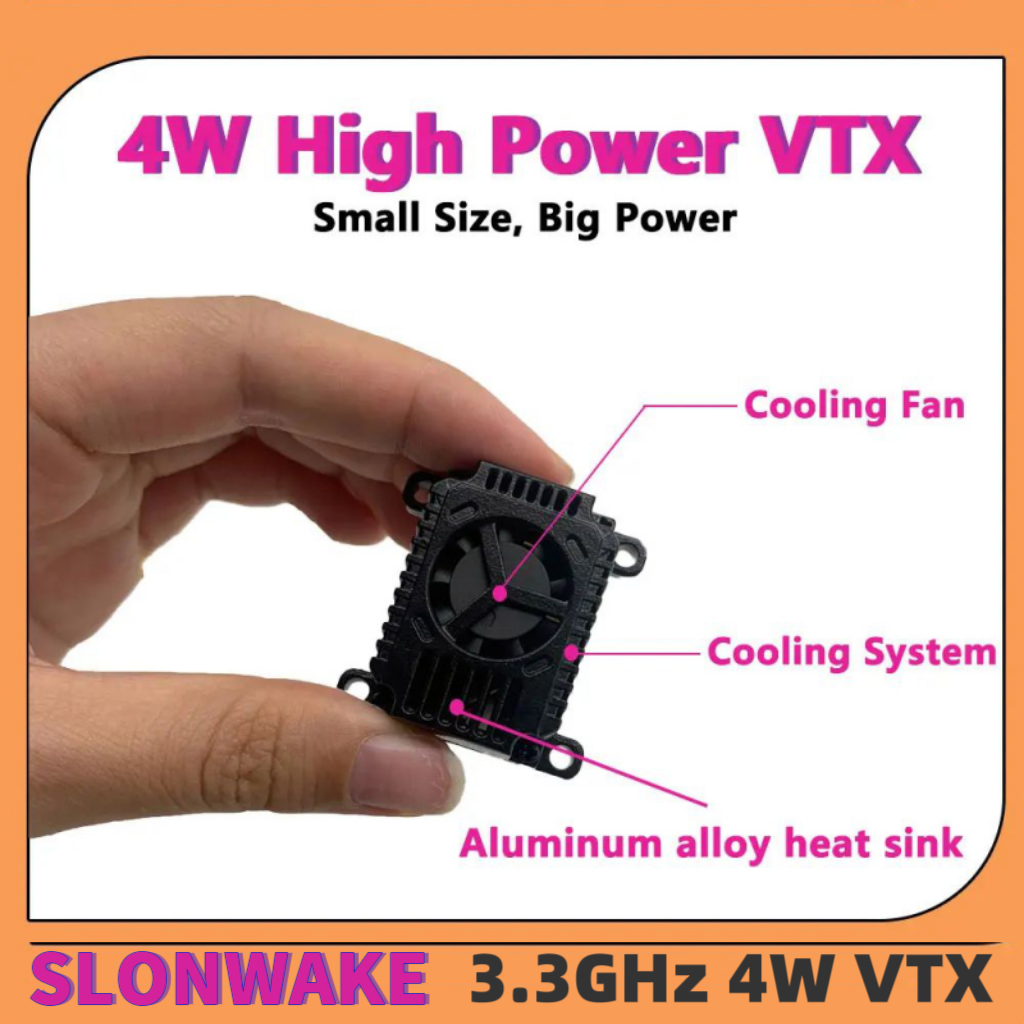 Vtx Video Transmitter - SLONWAKE FPV 3.3G 16CH 4000mW High