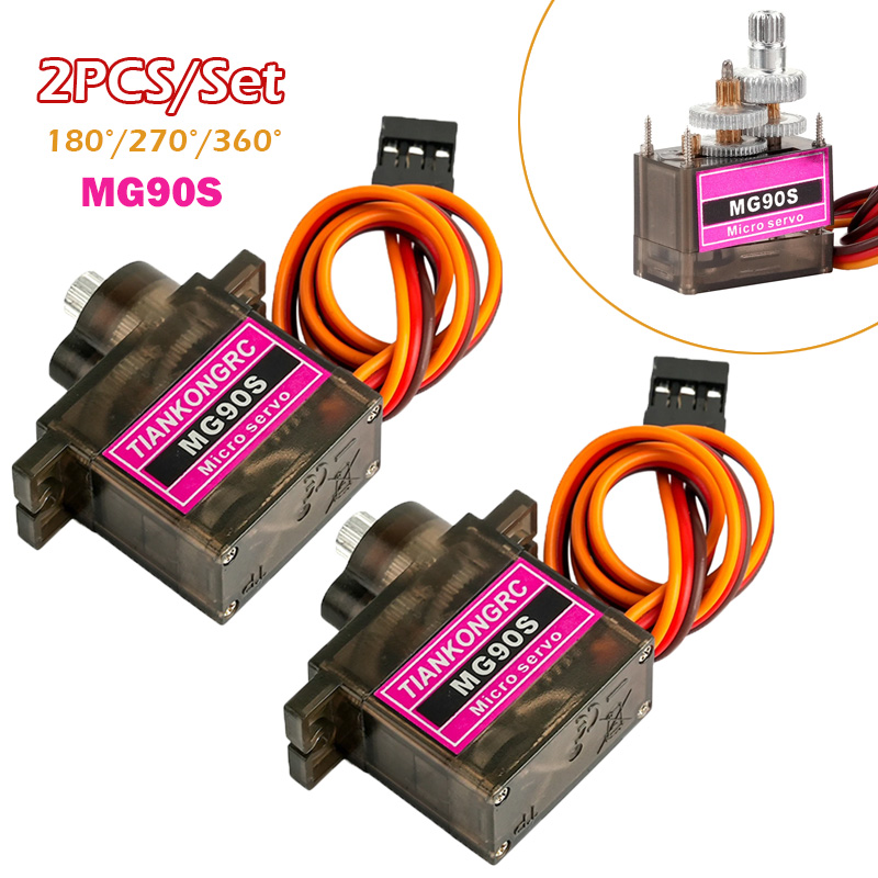 Drone Rcs - 2PCS MG90S Full Metal Gear Micro