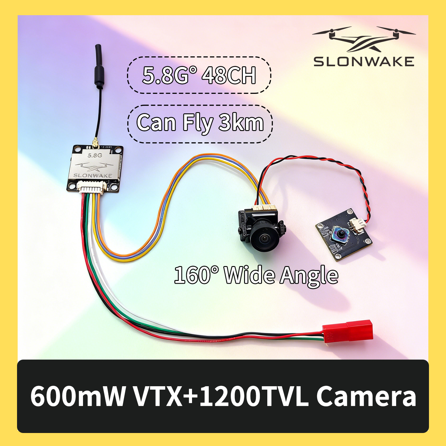 Vtx Video Transmitter - SLONWAKE 5.8G 600mW 7-24V FPV Video