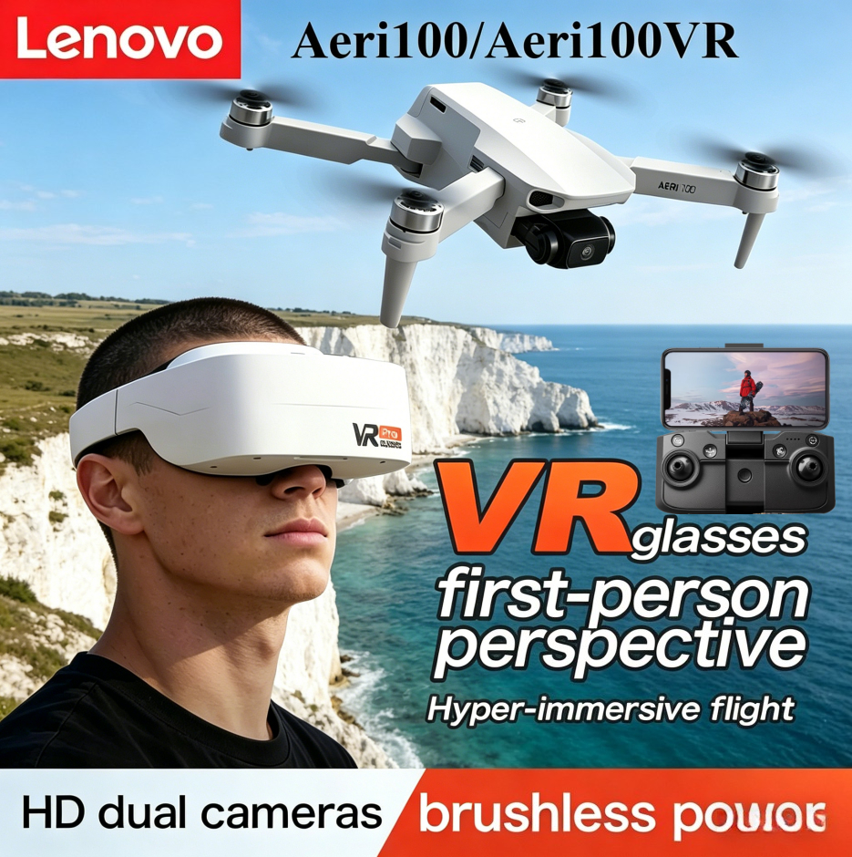 Drone E88Pro Rc 4K - Lenovo Aeri100/Aeri100VR Remote Control Drone 5G