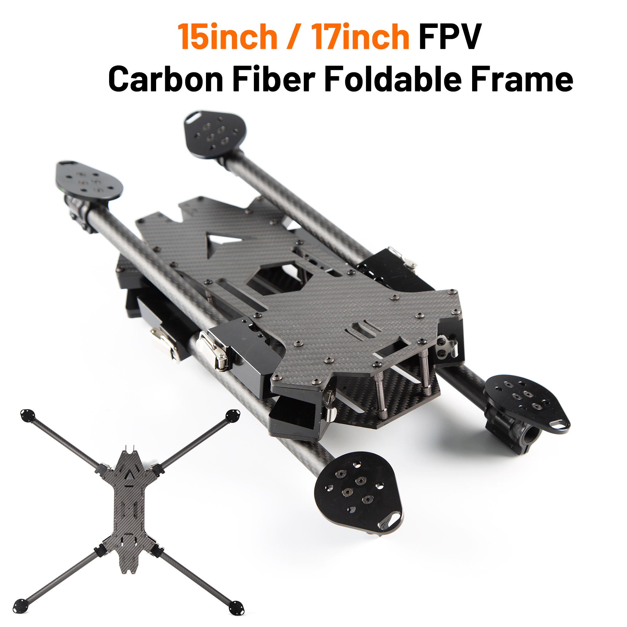 Drone Rcs - 15inch /17inch FPV Carbon Fiber Foldable