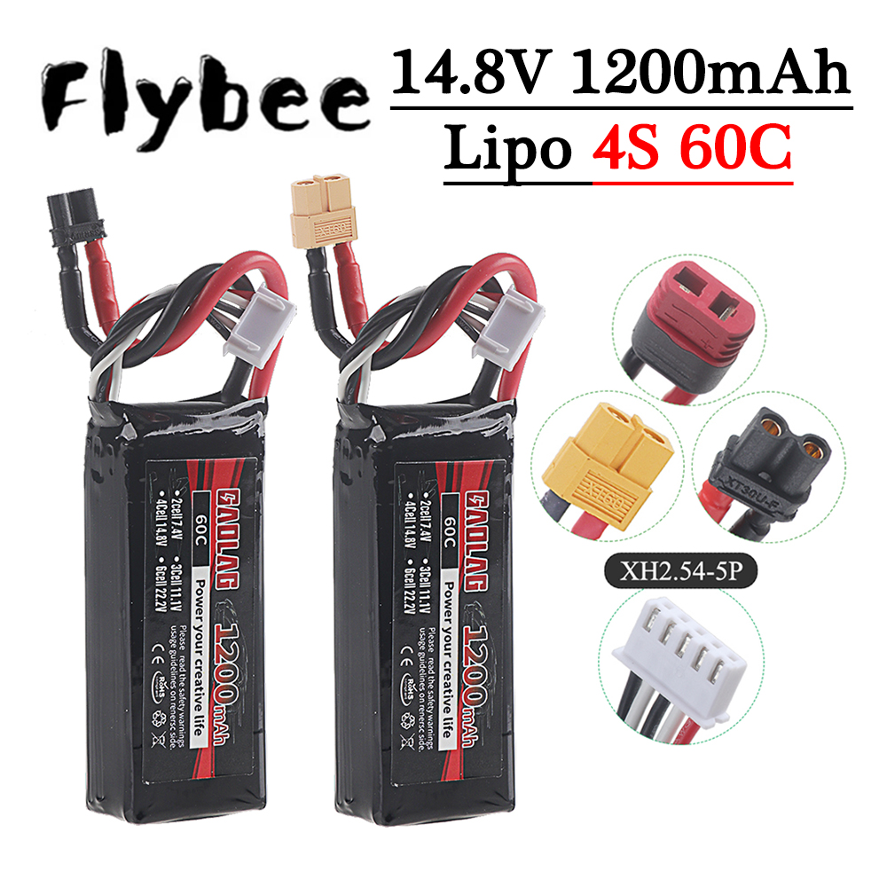 Drone Rc Truck - 4S 14.8V 1200mAh 60C Lipo Battery