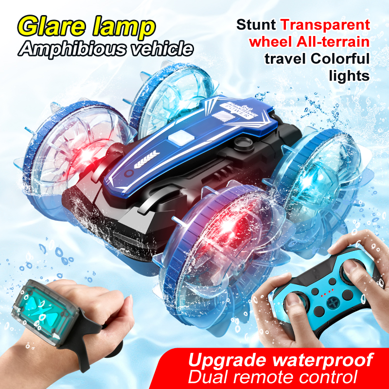 Drone Or Rc Car - New LED Amphibious RC car Dual