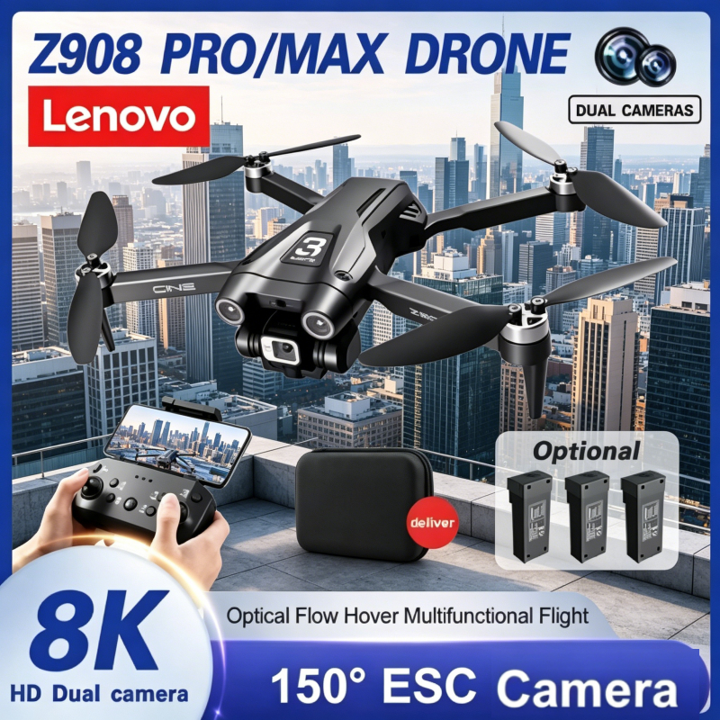 Drone E88Pro Rc 4K - Lenovo Original Z908 Pro max Drone