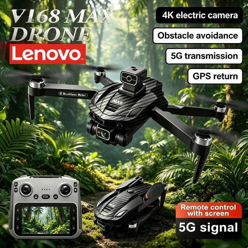 Drone E88Pro Rc 4K - Lenovo V168 MAX 8K HD Drone