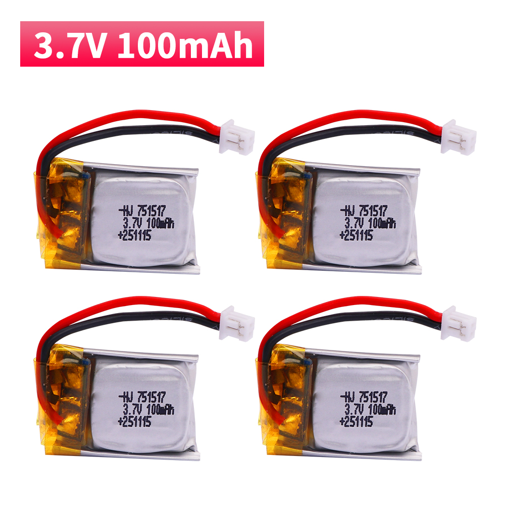 100mah 3.7V Lipo Battery FQ777 - Drone Fq777 Rc Quadcopter avis et prix