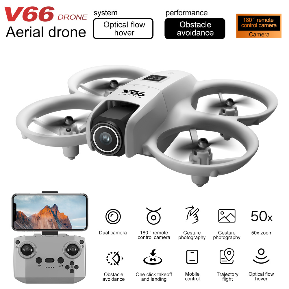 New V66 Mini Drone HD Camera 4 - Drone E88Pro Rc 4K avis et prix