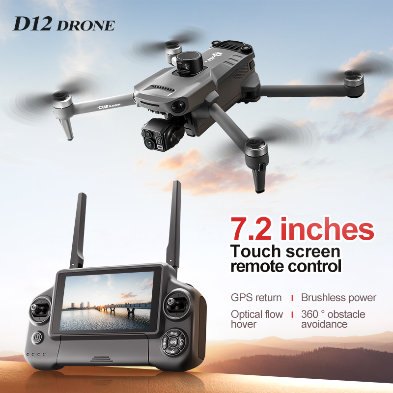 D12 Professional GPS Drones 8K - Drone Aircraft Jjrc avis et prix