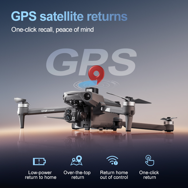 D12 Professional GPS Drones 8K - Drone Aircraft Jjrc avis et prix