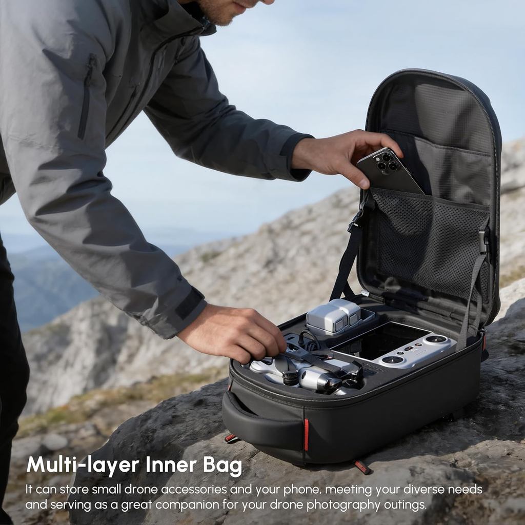 Waterproof Hard Carrying Backp - Drone Dji Rc Mini 3 Pro avis et prix