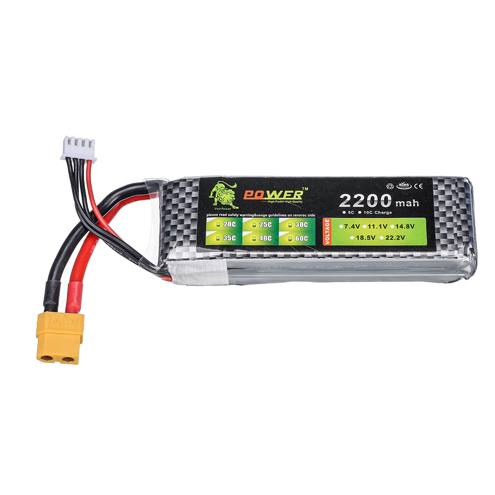 3S Lipo Battery 11.1V 2200mah  - Drone Rc Truck avis et prix