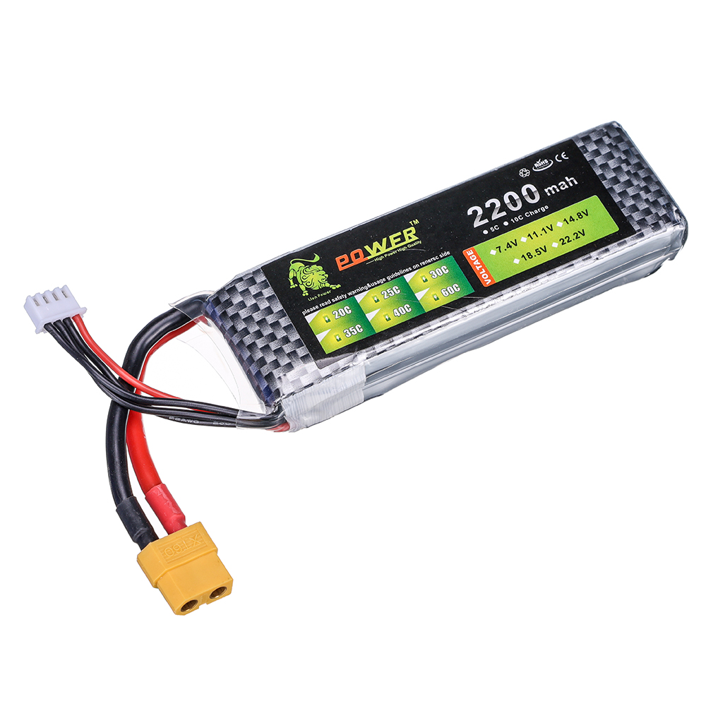 3S Lipo Battery 11.1V 2200mah  - Drone Rc Truck avis et prix