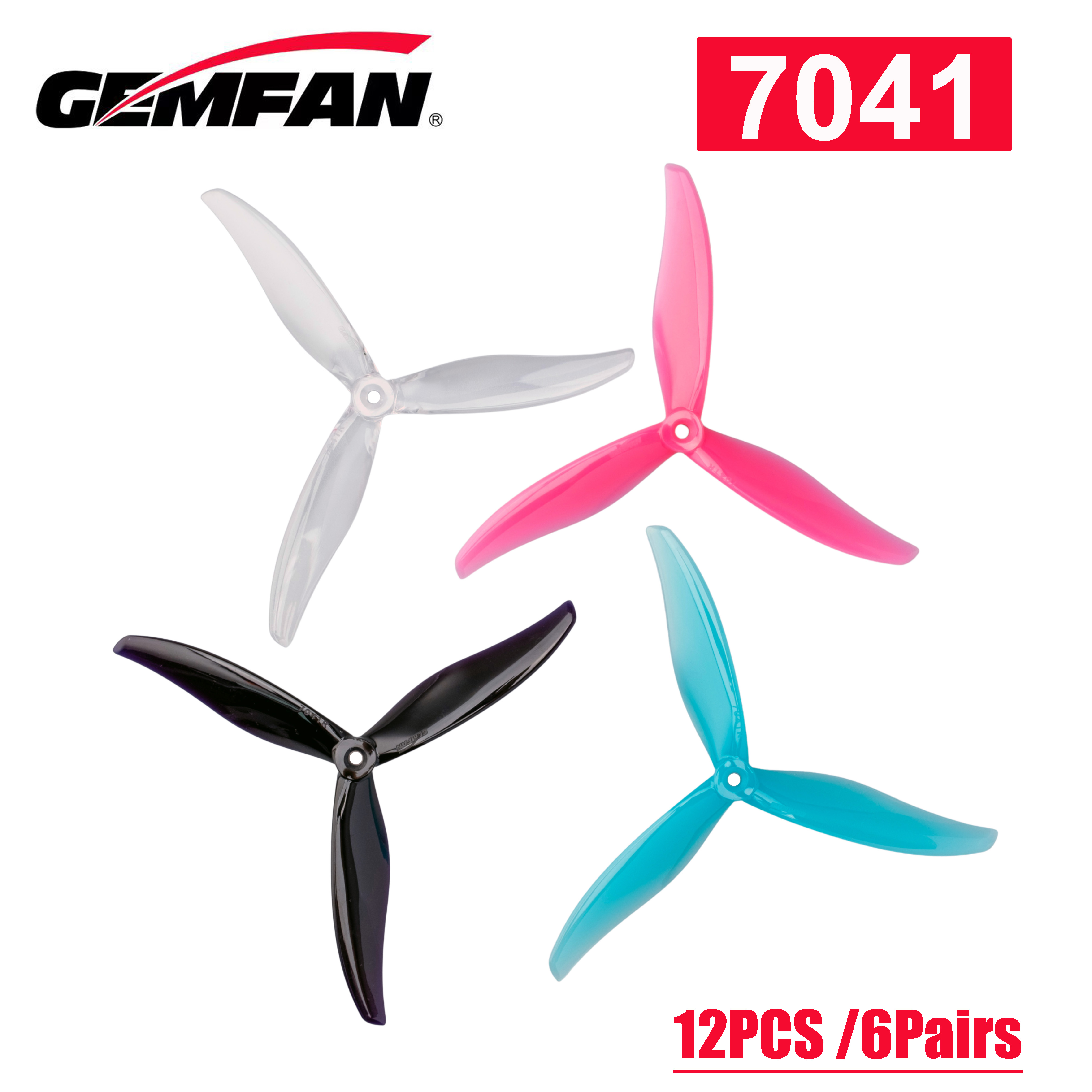 NEW12PCS /6Pairs Gemfan Flash  - Drone Rc Fpv Pro avis et prix