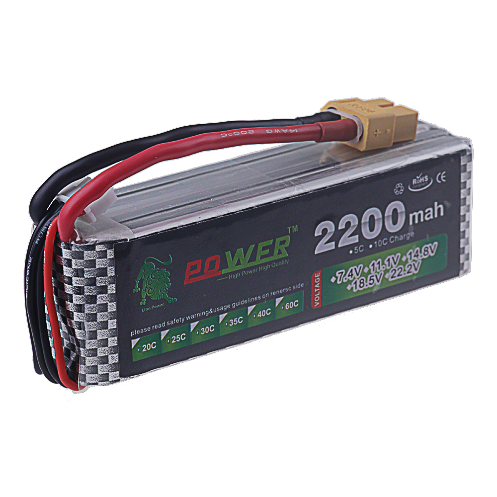 4S 2200mAh 60C 14.8V LiPo Batt - Drone Rc Truck avis et prix