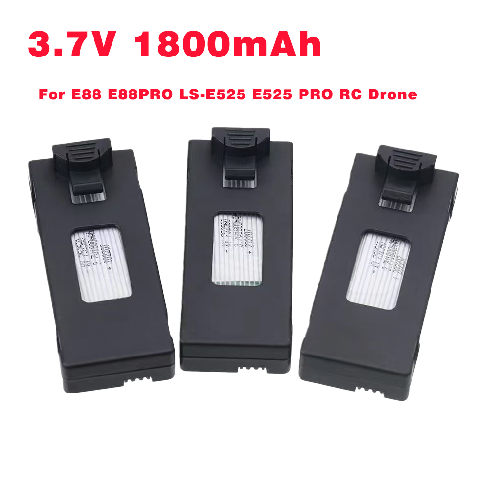 3.7V 1800Mah RC Drone Battery  - Drone E88Pro Rc 4K avis et prix