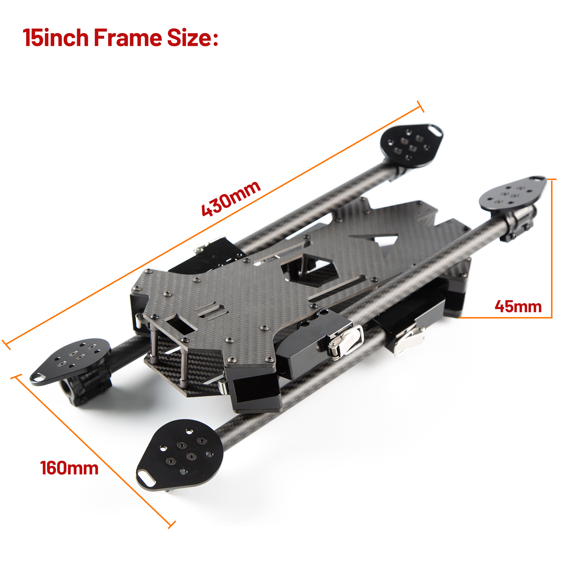 15inch /17inch FPV Carbon Fibe - Drone Rcs avis et prix