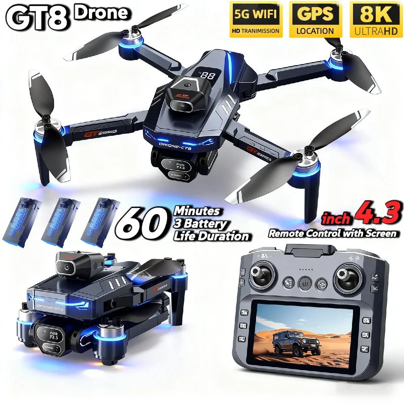 HOT For LSRC GT8 Drone 4K Prof - Drone E88Pro Rc 4K avis et prix