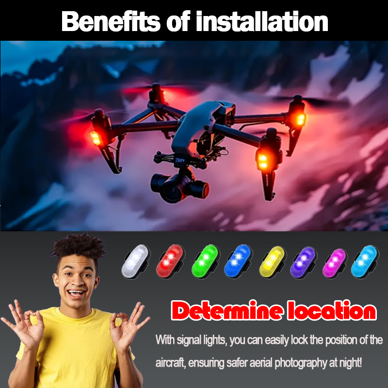 1-10PCS Motorcycle LED Aircraf - Drone Aircraft Jjrc avis et prix
