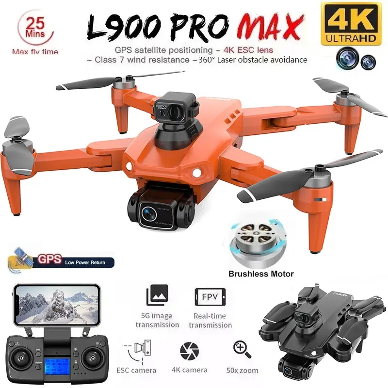 L900 Pro MAX GPS Drone 4K Prof - Drone E88Pro Rc 4K avis et prix