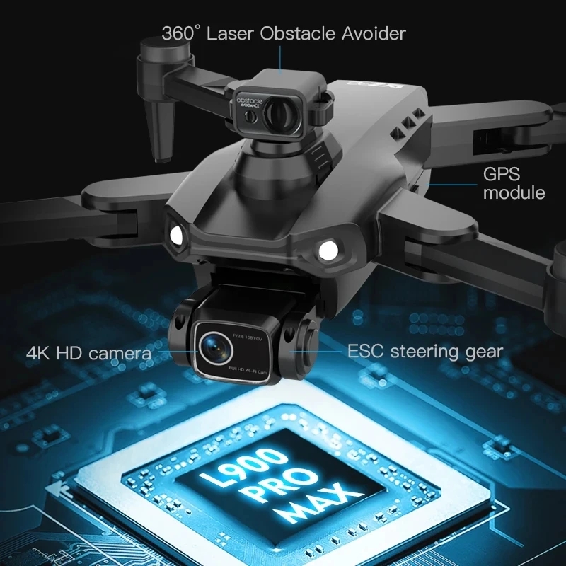L900 Pro MAX GPS Drone 4K Prof - Drone E88Pro Rc 4K avis et prix