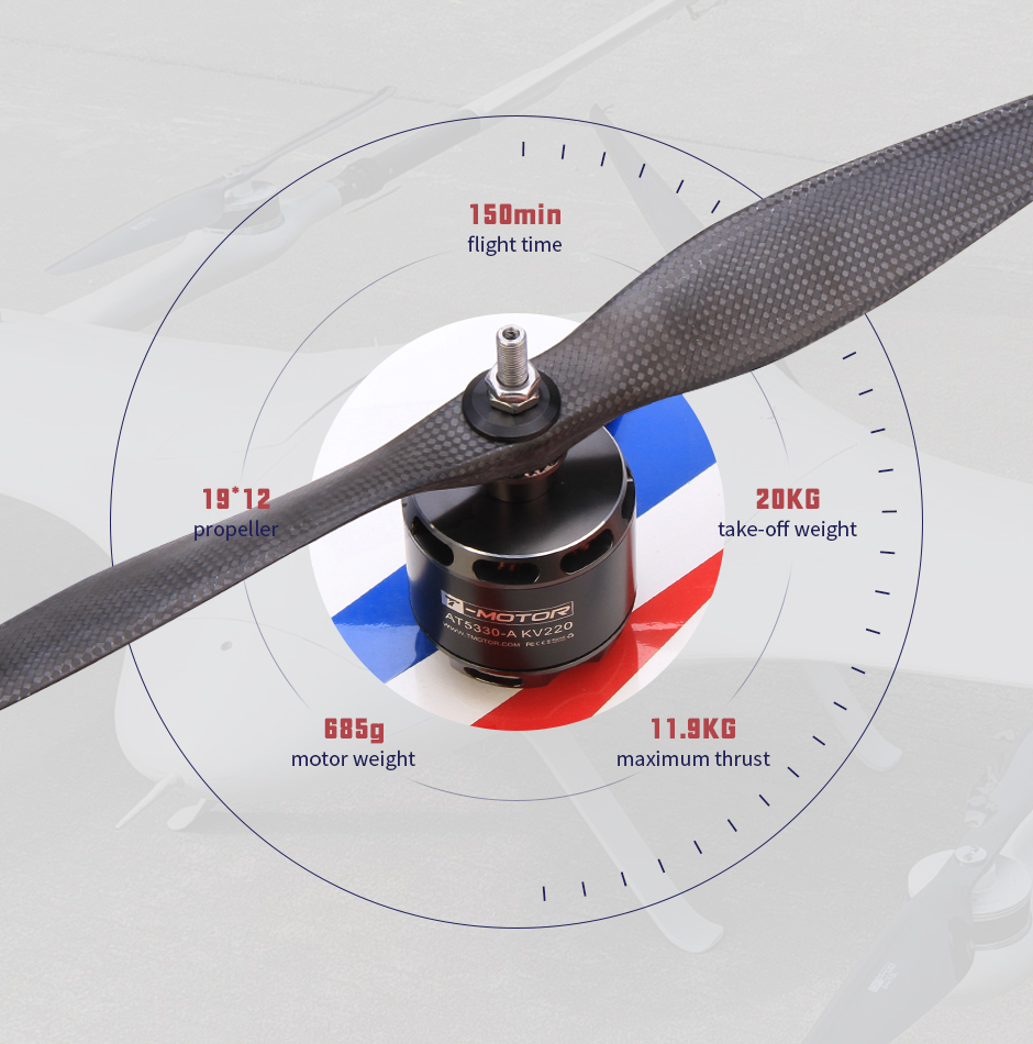 T-motor AT Series AT5330 KV220 - Drone Rc Y Series avis et prix