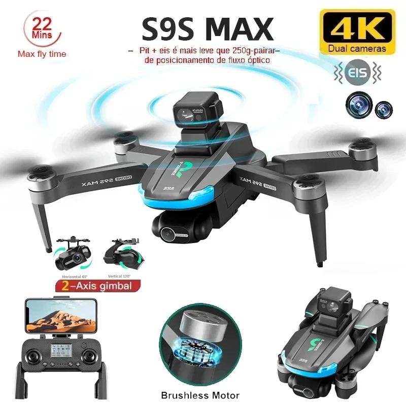 NEW S9S MAX MINI Drone 4K 2-Ax - Drone Rc Explorer avis et prix