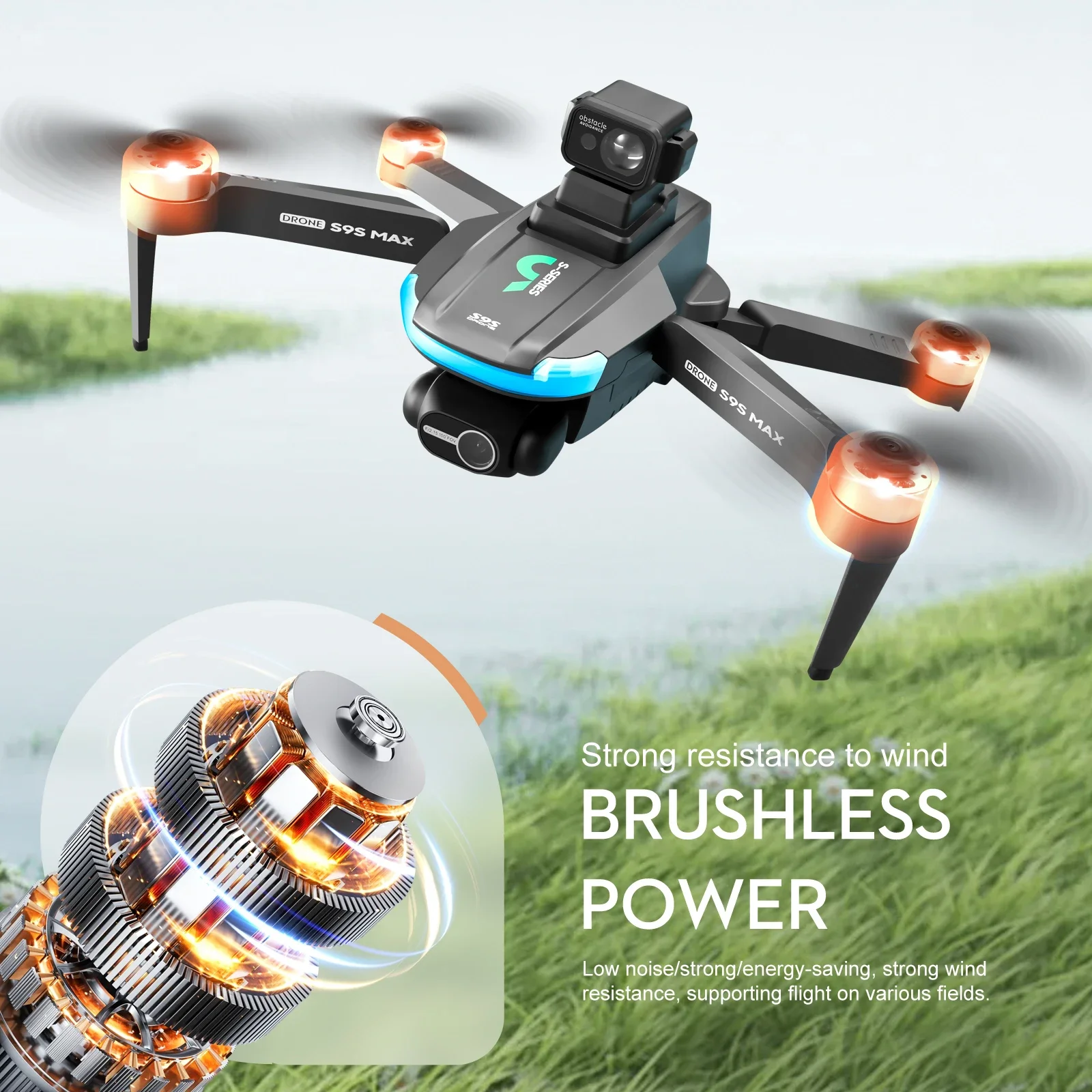 NEW S9S MAX MINI Drone 4K 2-Ax - Drone Rc Explorer avis et prix