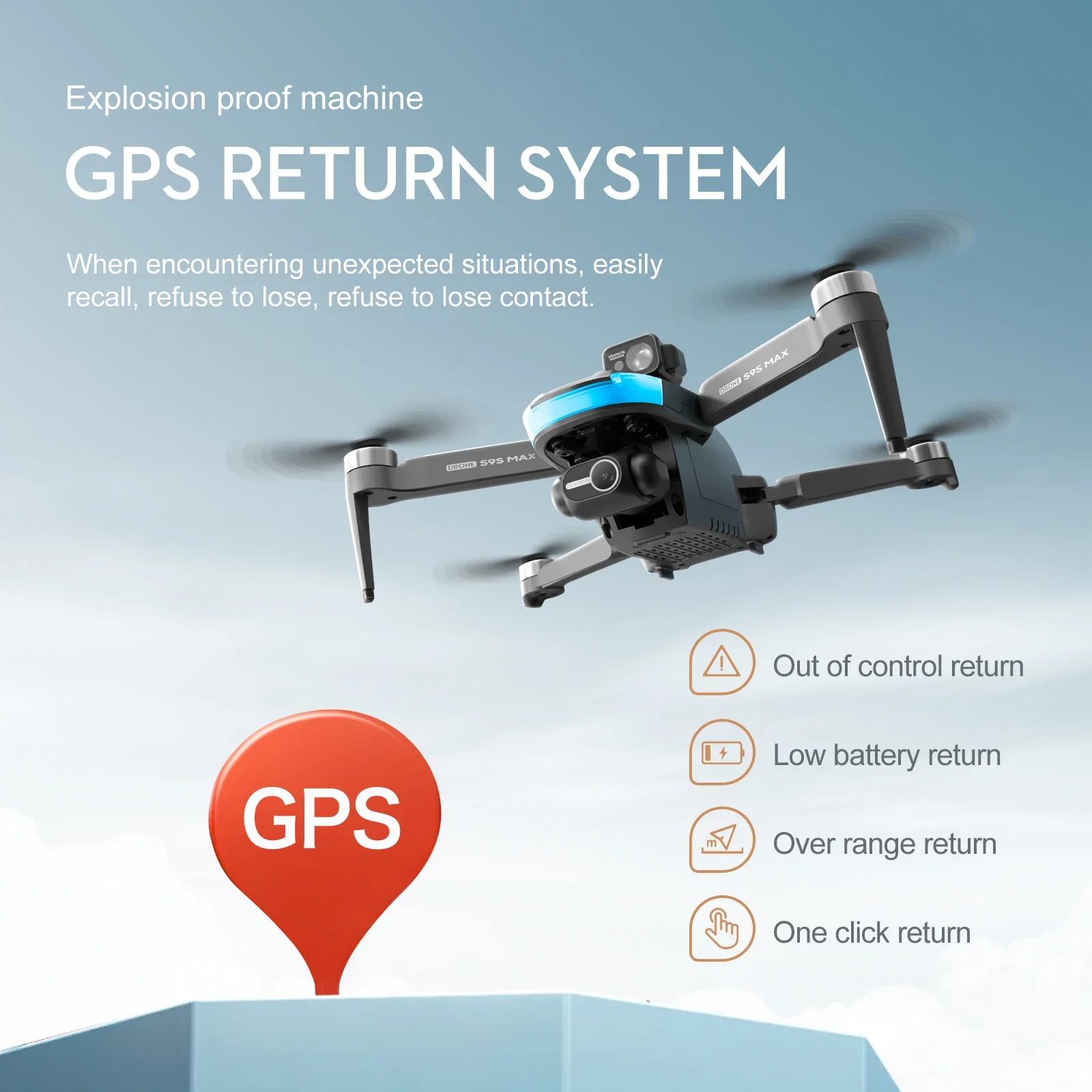 NEW S9S MAX MINI Drone 4K 2-Ax - Drone Rc Explorer avis et prix