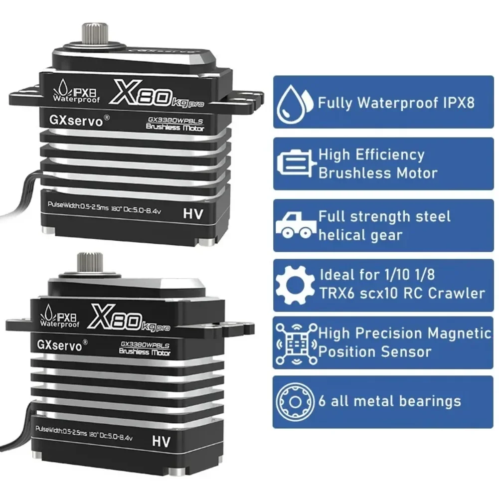 80KG Digital Servo Motor All M - Rc Car Servo avis et prix