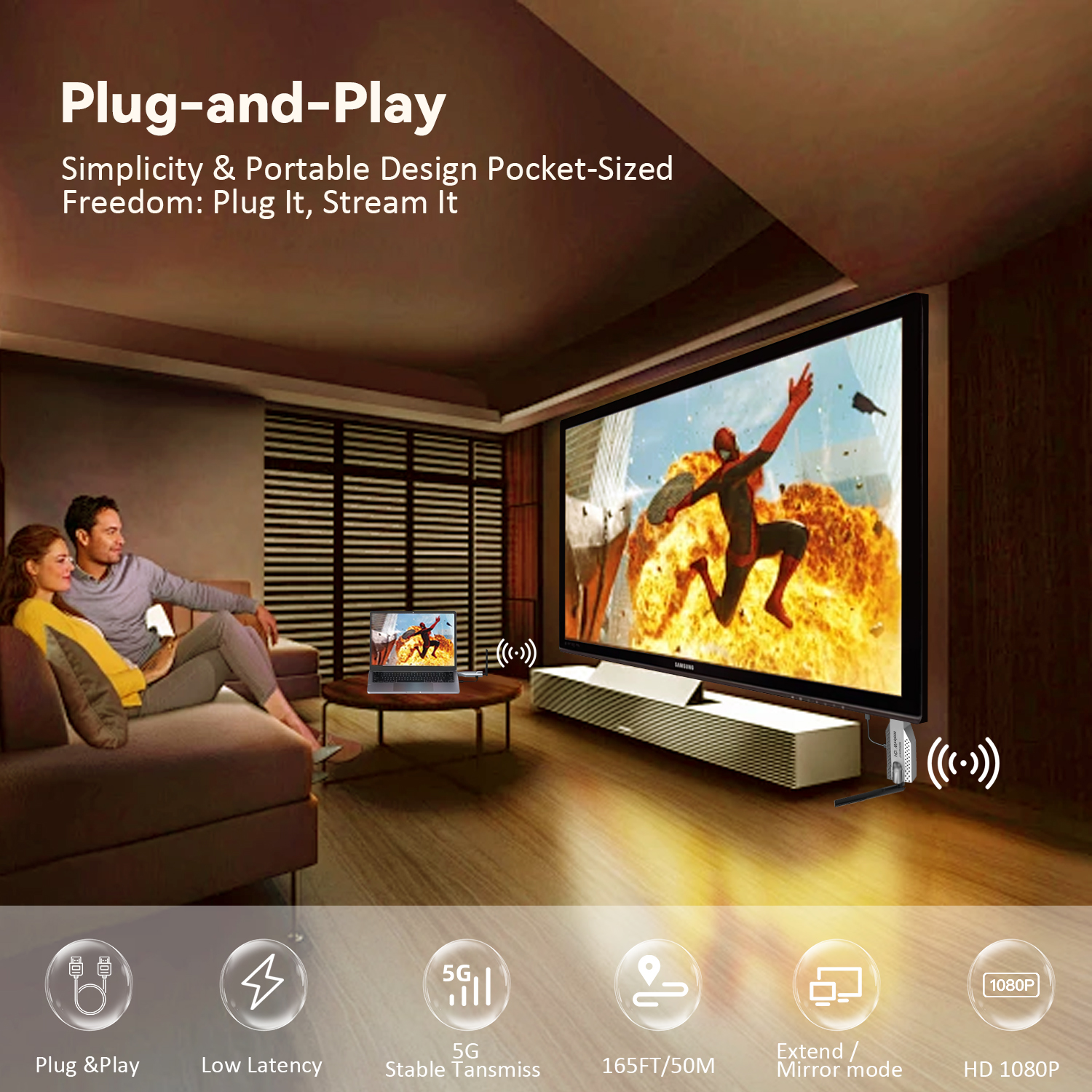 1080P 50/100M Wireless Video A - Vtx Video Transmitter avis et prix