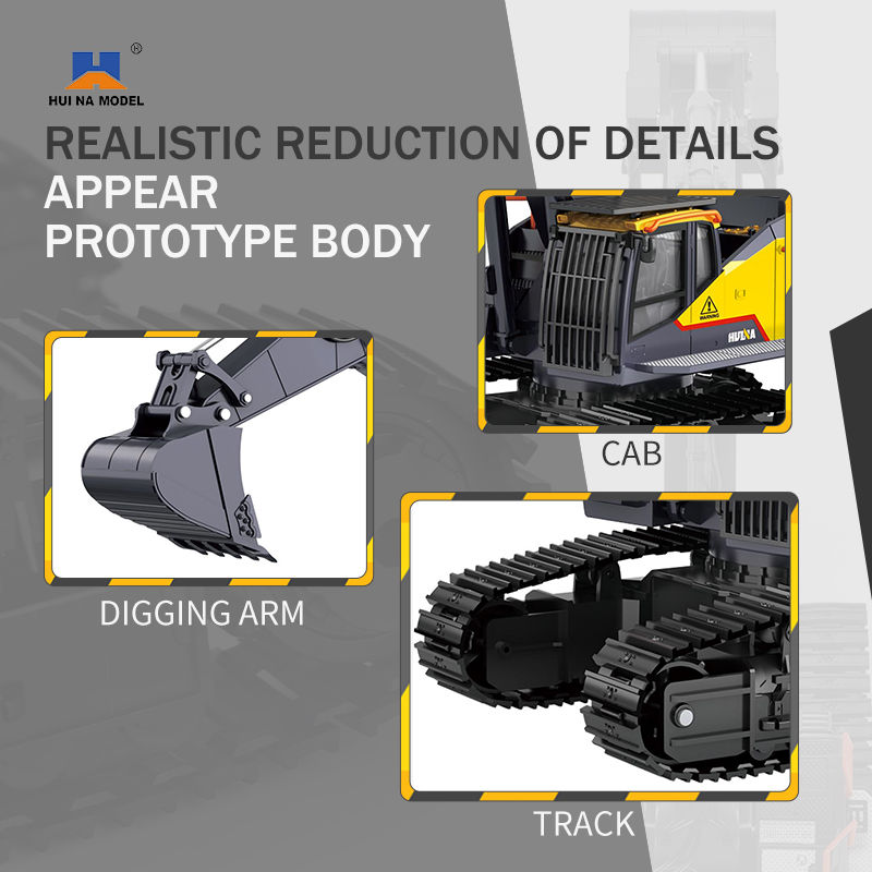 HUINA 1592 Alloy Excavator Tru - Drone Or Rc Car avis et prix