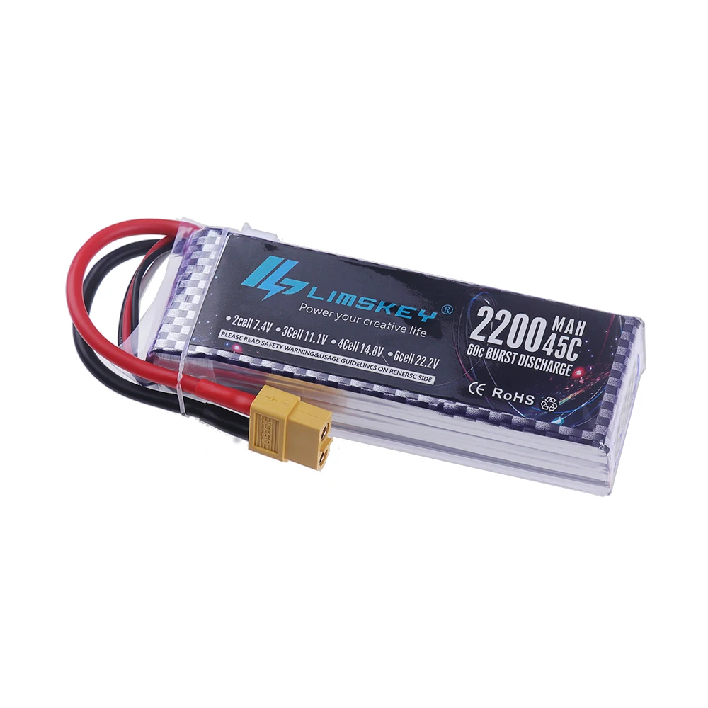 4S 2200mAh 45C~60C 14.8V LiPo  - Drone Rc Truck avis et prix