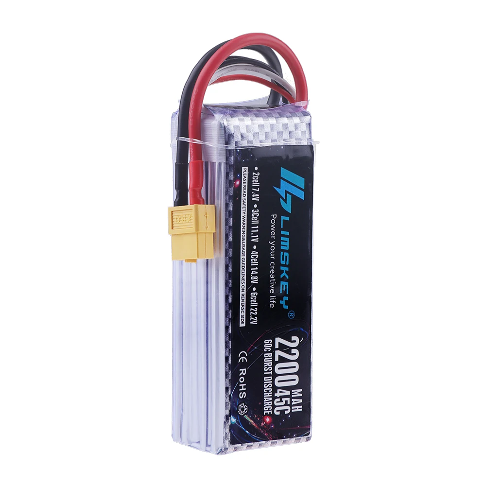 4S 2200mAh 45C~60C 14.8V LiPo  - Drone Rc Truck avis et prix