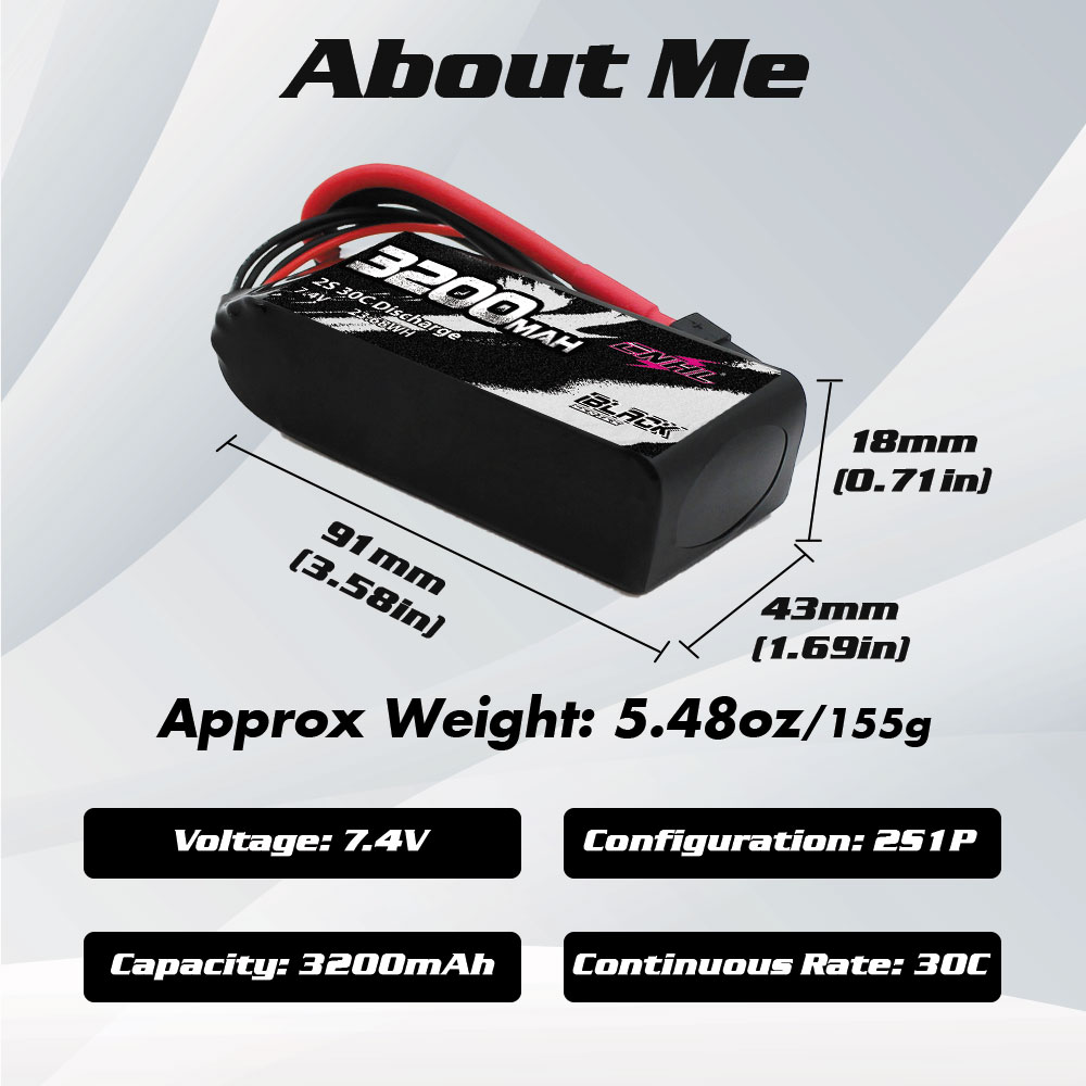 CNHL 2S 3S 4S Lipo Battery 7.4 - Drone Rc Truck avis et prix