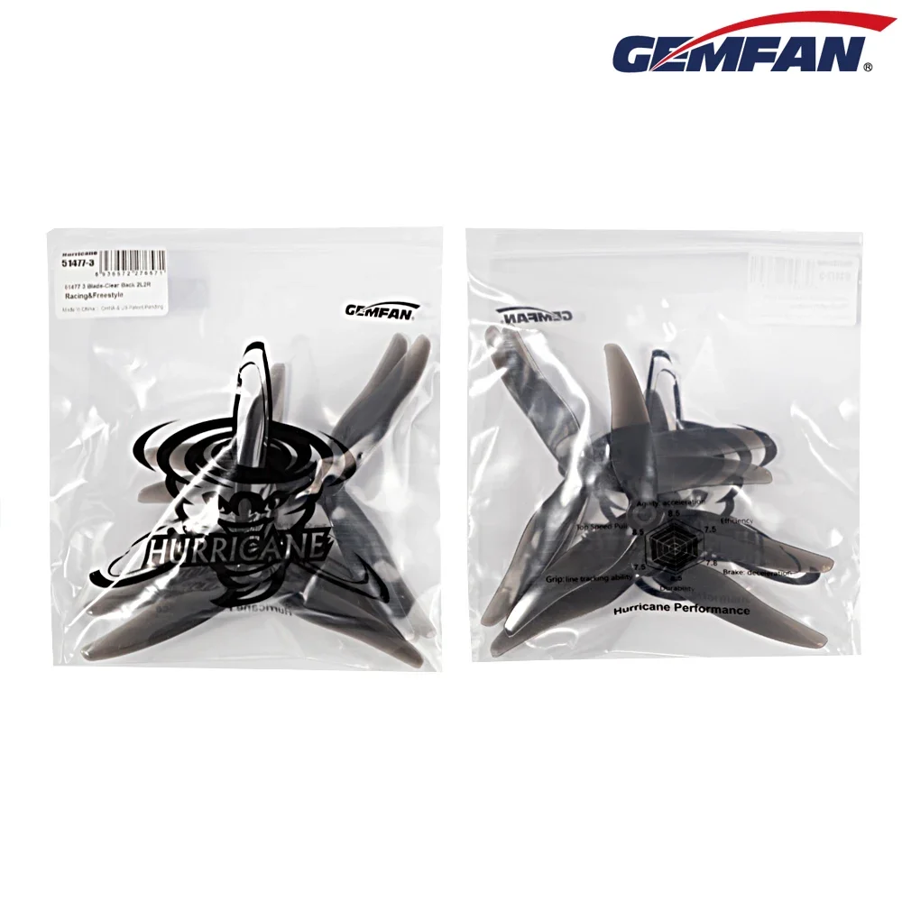 10Pairs (10CW + 10CCW) Gemfan  - Drone Rcs avis et prix