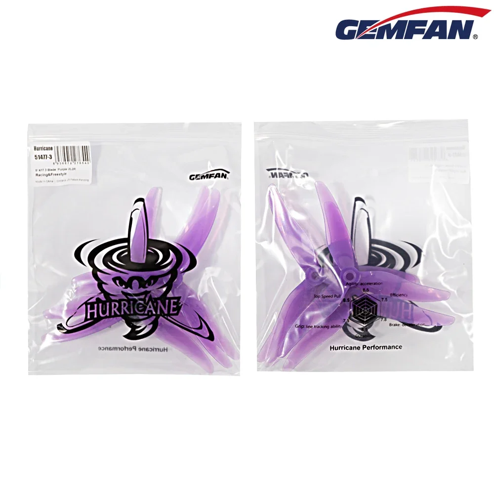 10Pairs (10CW + 10CCW) Gemfan  - Drone Rcs avis et prix