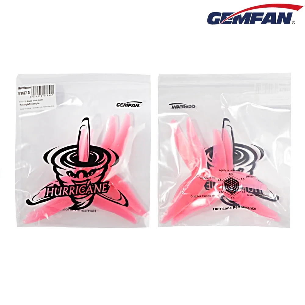 10Pairs (10CW + 10CCW) Gemfan  - Drone Rcs avis et prix