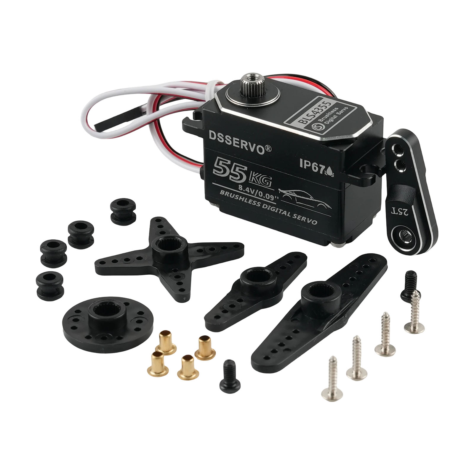 Dsservo BLS4355 55KG Low-profi - Rc Car Servo avis et prix
