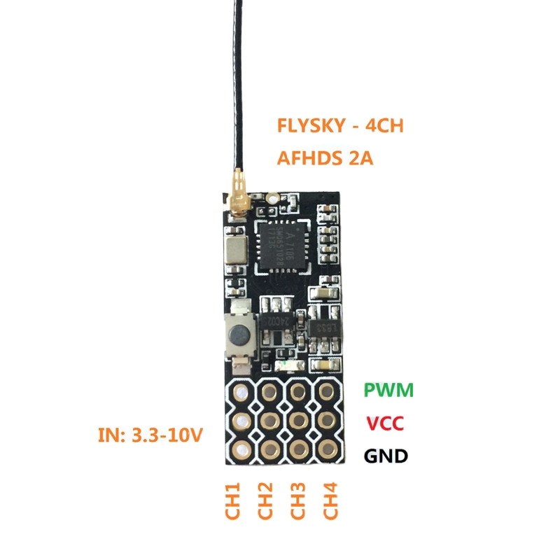 Flysky FS2A Mini Receiver 4CH  - Drone Rcs avis et prix