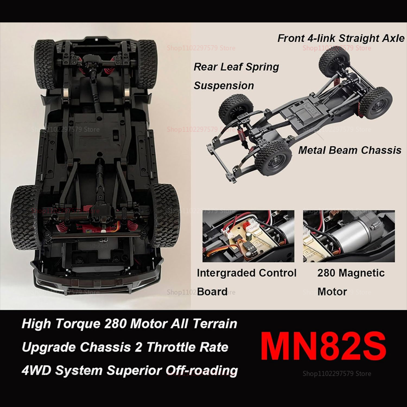 MN82 MN82S RC Crawler Truck 1/ - Drone Or Rc Car avis et prix