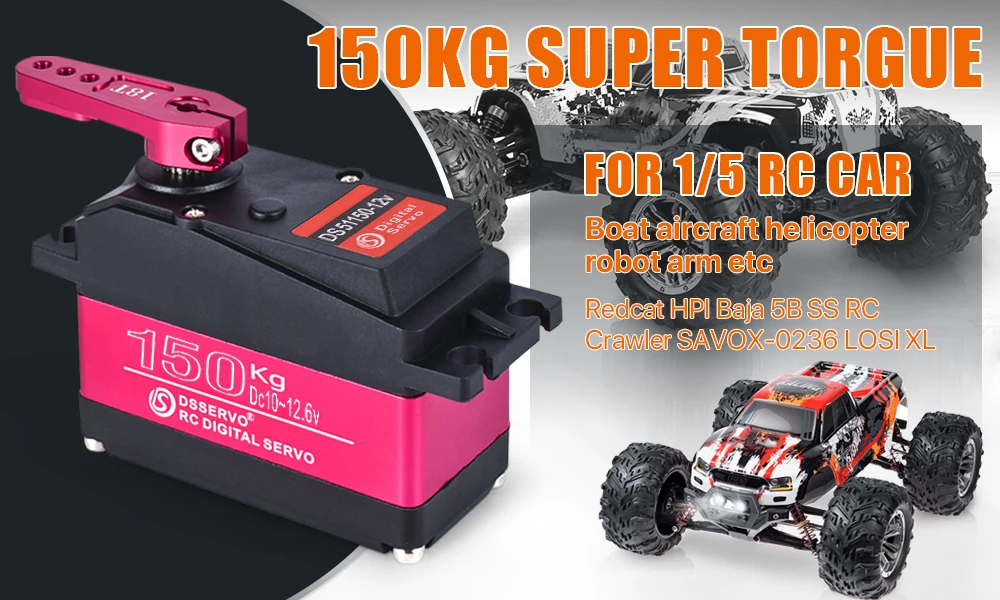 60/80/150/160KG DS5160 DS5180  - Rc Car Servo avis et prix