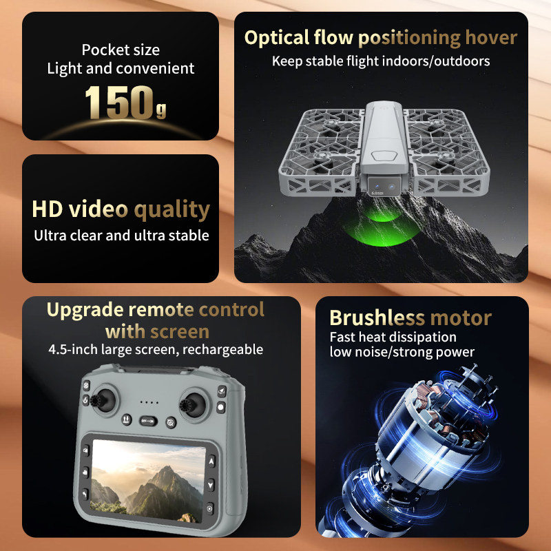 Lenovo S161 Brushless Motor Dr - Drone E88Pro Rc 4K avis et prix