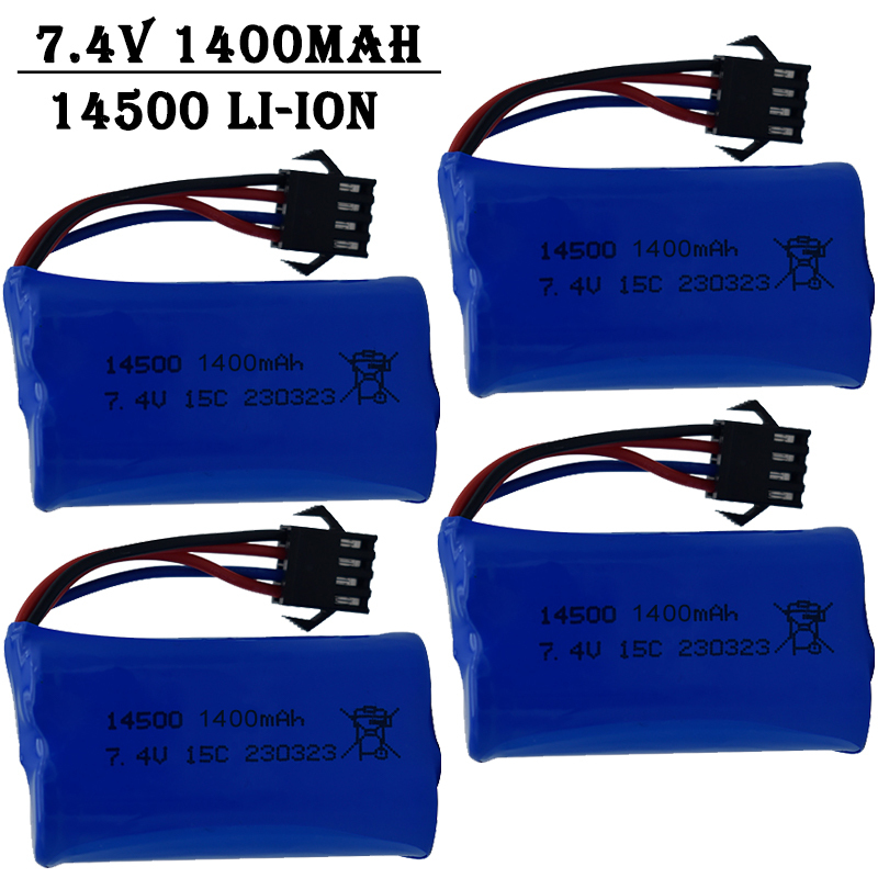 7.4V 1400mAh 14500 lithium-ion - Drone Rc Truck avis et prix