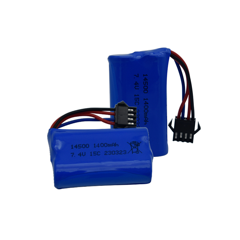 7.4V 1400mAh 14500 lithium-ion - Drone Rc Truck avis et prix