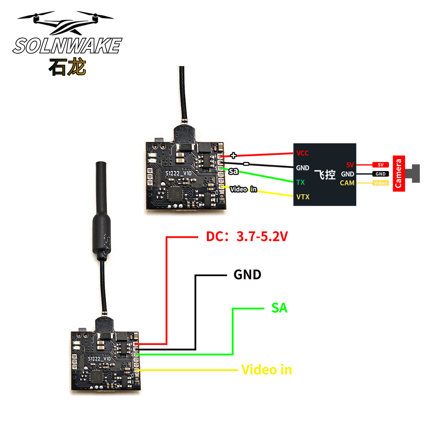 SLONWAKE Nano 5.8G 48CH 200mW  - Drone Rc Control avis et prix