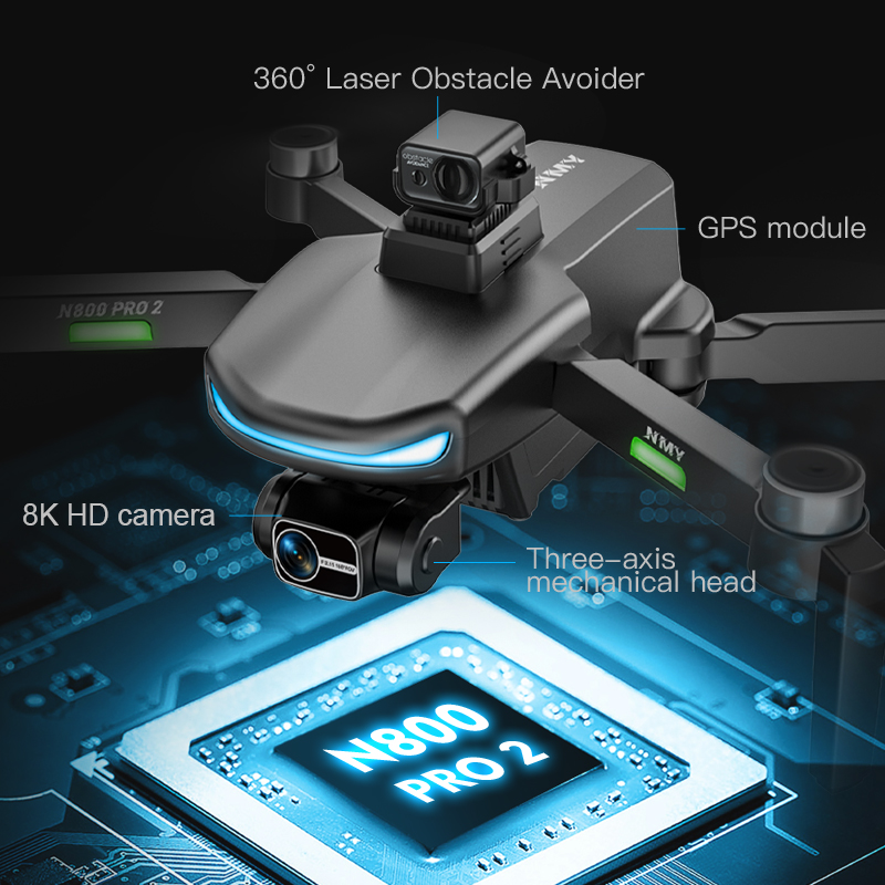N800 PRO 2 GPS Drone Professio - Drone E88Pro Rc 4K avis et prix