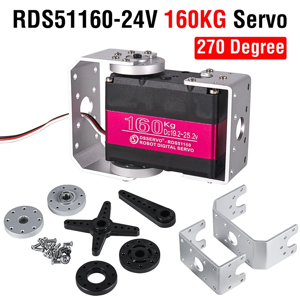 Large Servo 160Kg 24V RC Digit - Drone Rcs avis et prix
