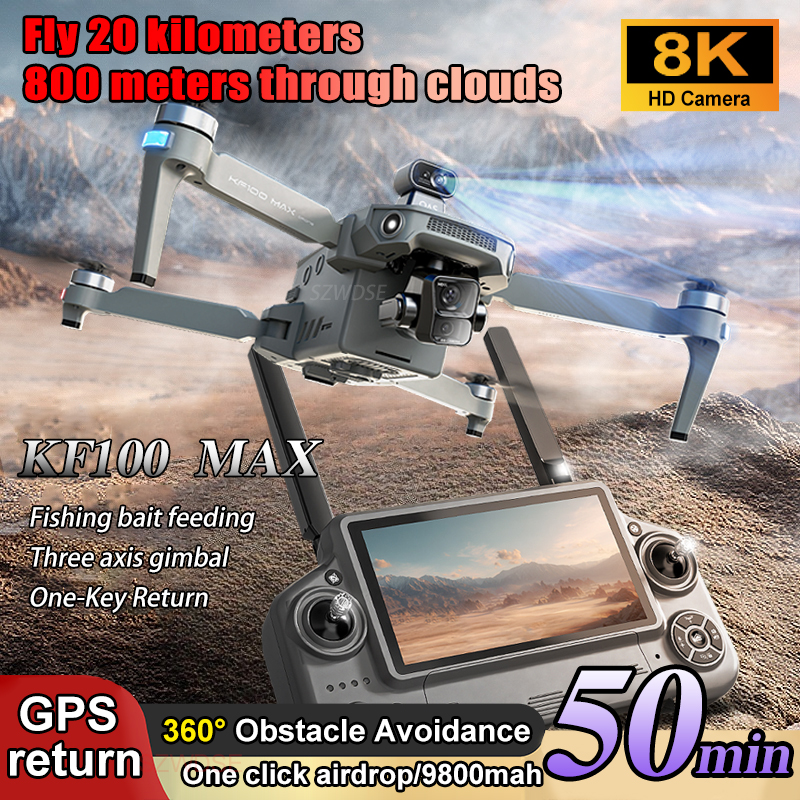 SJRC KF100 MAX 8K UHD Photo HD - Drone Rc App avis et prix