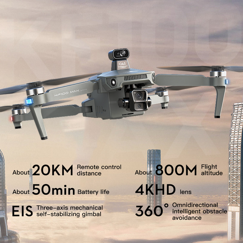 SJRC KF100 MAX 8K UHD Photo HD - Drone Rc App avis et prix