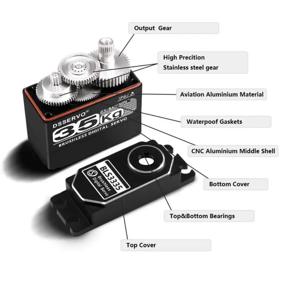 35KG BLS3335 Digital Servo Mot - Rc Car Servo avis et prix